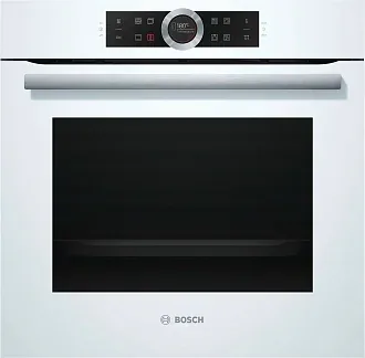 Духовой шкаф Bosch HBG672BW1S электрический, шириной 59.4 см, белый, пиролитическая очистка 6