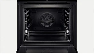 Духовой шкаф Bosch HBG6750B1 электрический, шириной 59.4 см, черный, пиролитическая очистка 6