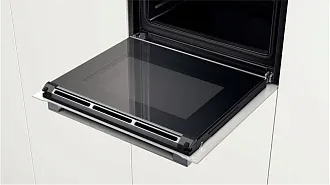 Духовой шкаф Bosch HBG6750W1 электрический, шириной 59.4 см, белый, пиролитическая очистка 4