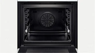 Духовой шкаф Bosch HBG6750W1 электрический, шириной 59.4 см, белый, пиролитическая очистка 6