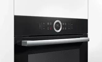 Духовой шкаф Bosch HBG675BB1 электрический, шириной 59.4 см, черный, пиролитическая очистка 8