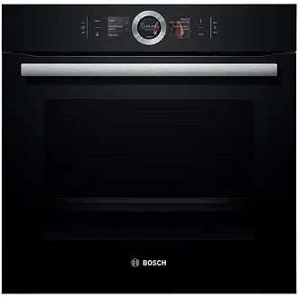 Духовой шкаф Bosch HBG6764B1 электрический, шириной 59.4 см, черный, пиролитическая очистка