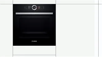 Духовой шкаф Bosch HBG6764B1 электрический, шириной 59.4 см, черный, пиролитическая очистка 2