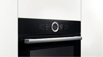 Духовой шкаф Bosch HBG6764B1 электрический, шириной 59.4 см, черный, пиролитическая очистка 3