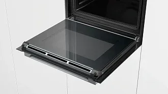Духовой шкаф Bosch HBG676EB6 электрический, шириной 59.4 см, черный, пиролитическая очистка 5