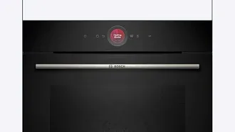 Духовой шкаф Bosch HBG7341B2 электрический, шириной 59.4 см, черный, EcoClean очистка 7