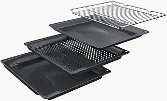 Духовой шкаф Bosch HBG7342B1 электрический, шириной 59.4 см, черный, EcoClean очистка 3