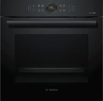 Духовой шкаф Bosch HBG832DC1S электрический, шириной 59.4 см, черный, EcoClean очистка 8