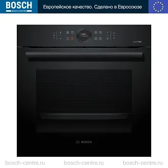 Духовой шкаф Bosch HBG855TC0 электрический, шириной 59.4 см, черный, EcoClean очистка