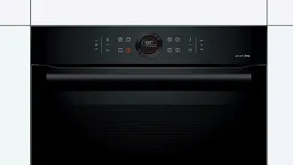 Духовой шкаф Bosch HBG855TC0 электрический, шириной 59.4 см, черный, EcoClean очистка 7