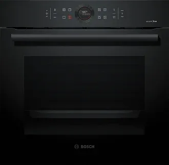 Духовой шкаф Bosch HBG8755C0 электрический, шириной 59.4 см, черный, пиролитическая очистка