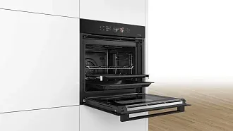 Духовой шкаф Bosch HBG8764C1 электрический, шириной 59.4 см, черный, пиролитическая очистка 3