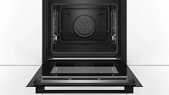Духовой шкаф Bosch HBG8764C1 электрический, шириной 59.4 см, черный, пиролитическая очистка 4