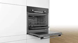 Духовой шкаф Bosch HBJ514EB0R электрический, шириной 59.4 см, черный, традиционная очистка 4