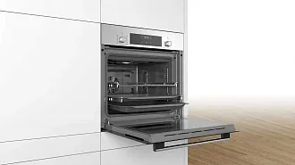 Духовой шкаф Bosch HBJ517FS0R электрический, шириной 59.4 см, нержавеющая сталь, традиционная очистка 2