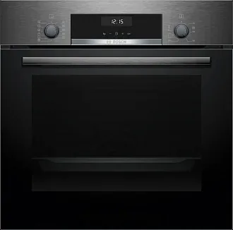 Духовой шкаф Bosch HBJ517SG0R электрический, шириной 59.4 см, черный, традиционная очистка 6