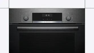 Духовой шкаф Bosch HBJ517SG0R электрический, шириной 59.4 см, черный, традиционная очистка 7