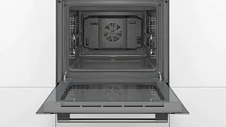 Духовой шкаф Bosch HBJ517SG0R электрический, шириной 59.4 см, черный, традиционная очистка 8