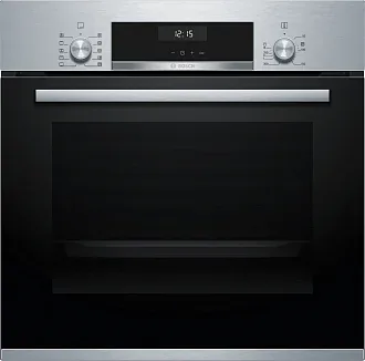 Духовой шкаф Bosch HBJ538ES0M электрический, шириной 59.4 см, нержавеющая сталь, EcoClean очистка