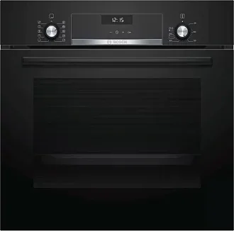 Духовой шкаф Bosch HBJ558YB0Q электрический, шириной 59.4 см, черный, EcoClean очистка 6