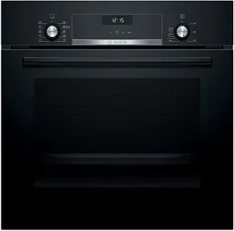 Духовой шкаф Bosch HBJ558YB3Q электрический, шириной 59.4 см, черный, EcoClean очистка 6