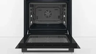 Духовой шкаф Bosch HBJ558YB3Q электрический, шириной 59.4 см, черный, EcoClean очистка 8