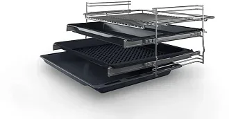 Духовой шкаф Bosch HBJ558YS3Q электрический, шириной 59.4 см, нержавеющая сталь, EcoClean очистка 8