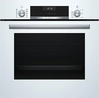 Духовой шкаф Bosch HBJ558YW0Q электрический, шириной 59.4 см, белый, EcoClean очистка 6