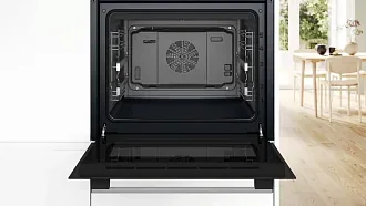 Духовой шкаф Bosch HBJ559YW6R электрический, шириной 59.4 см, белый, EcoClean очистка 3