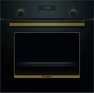Духовой шкаф Bosch HBJN17EB2R электрический, шириной 59.4 см, черный, AquaClean очистка
