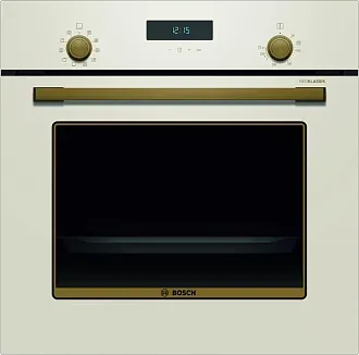Духовой шкаф Bosch HBJN17EW0R электрический, шириной 59.4 см, жемчужно-белый, AquaClean очистка