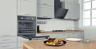 Духовой шкаф Bosch HBJS10YB0R электрический, шириной 59.4 см, черный, AquaClean очистка 6