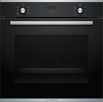 Духовой шкаф Bosch HBS233BS0 электрический, шириной 59.4 см, черный, традиционная очистка