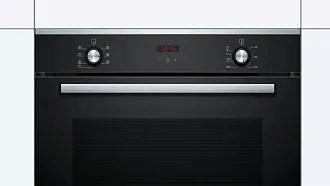 Духовой шкаф Bosch HBS233BS0 электрический, шириной 59.4 см, черный, традиционная очистка 2