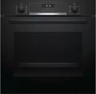 Духовой шкаф Bosch HBT537FB0 электрический, шириной 59.4 см, черный, EcoClean очистка 6