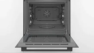 Духовой шкаф Bosch HIJ517YB1R электрический, шириной 59.4 см, черный, AquaClean очистка 3