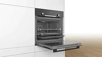 Духовой шкаф Bosch HIJ517YB1R электрический, шириной 59.4 см, черный, AquaClean очистка 4