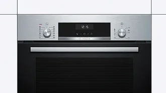 Духовой шкаф Bosch HIJ517YS0R электрический, шириной 59.4 см, нержавеющая сталь, AquaClean очистка 7