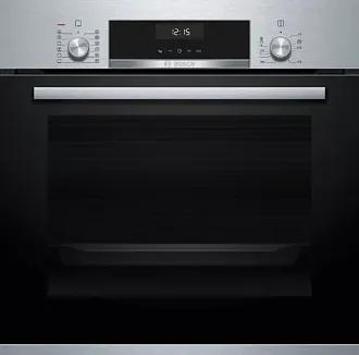Духовой шкаф Bosch HIJ517YS2R электрический, шириной 59.4 см, нержавеющая сталь, AquaClean очистка