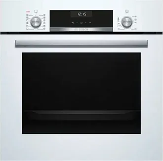 Духовой шкаф Bosch HIJ517YW0R электрический, шириной 59.4 см, белый, AquaClean очистка 6