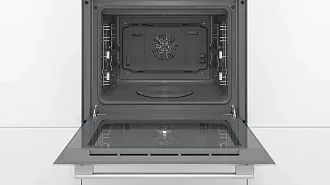 Духовой шкаф Bosch HIJ517YW1R электрический, шириной 59.4 см, белый, AquaClean очистка 3