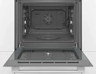 Духовой шкаф Bosch HIJ517YW2R электрический, шириной 59.4 см, белый, AquaClean очистка 2