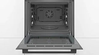 Духовой шкаф Bosch HIJ557YB0R электрический, шириной 59.4 см, черный, EcoClean очистка 3