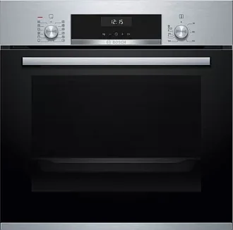Духовой шкаф Bosch HIJ557YS0R электрический, шириной 59.4 см, нержавеющая сталь, EcoClean очистка