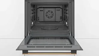 Духовой шкаф Bosch HIJN17EB0R электрический, шириной 59.4 см, черный, AquaClean очистка 3