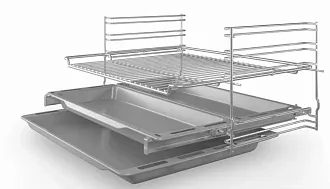 Духовой шкаф Bosch HIJN17EB0R электрический, шириной 59.4 см, черный, AquaClean очистка 5