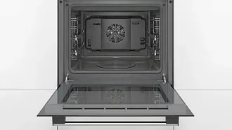 Духовой шкаф Bosch HIJS10YB0R электрический, шириной 59.4 см, черный, AquaClean очистка 3
