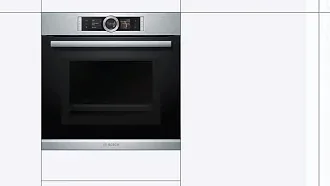 Духовой шкаф Bosch HMG636RS1 электрический, шириной 59.5 см, нержавеющая сталь, EcoClean очистка 7