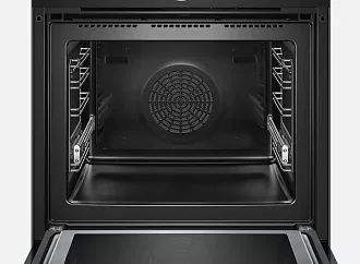 Духовой шкаф Bosch HMG6764B1 электрический, шириной 59.4 см, черный, пиролитическая очистка 6