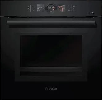 Духовой шкаф Bosch HMG8764С7 электрический, шириной 59.4 см, черный, пиролитическая очистка